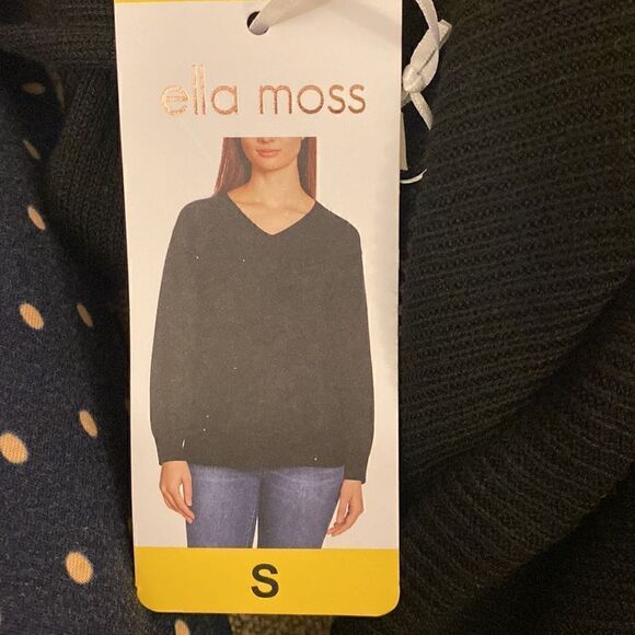 Ella Moss Ladies' Ribbed V-Neck Sweater - Picture 7 of 7